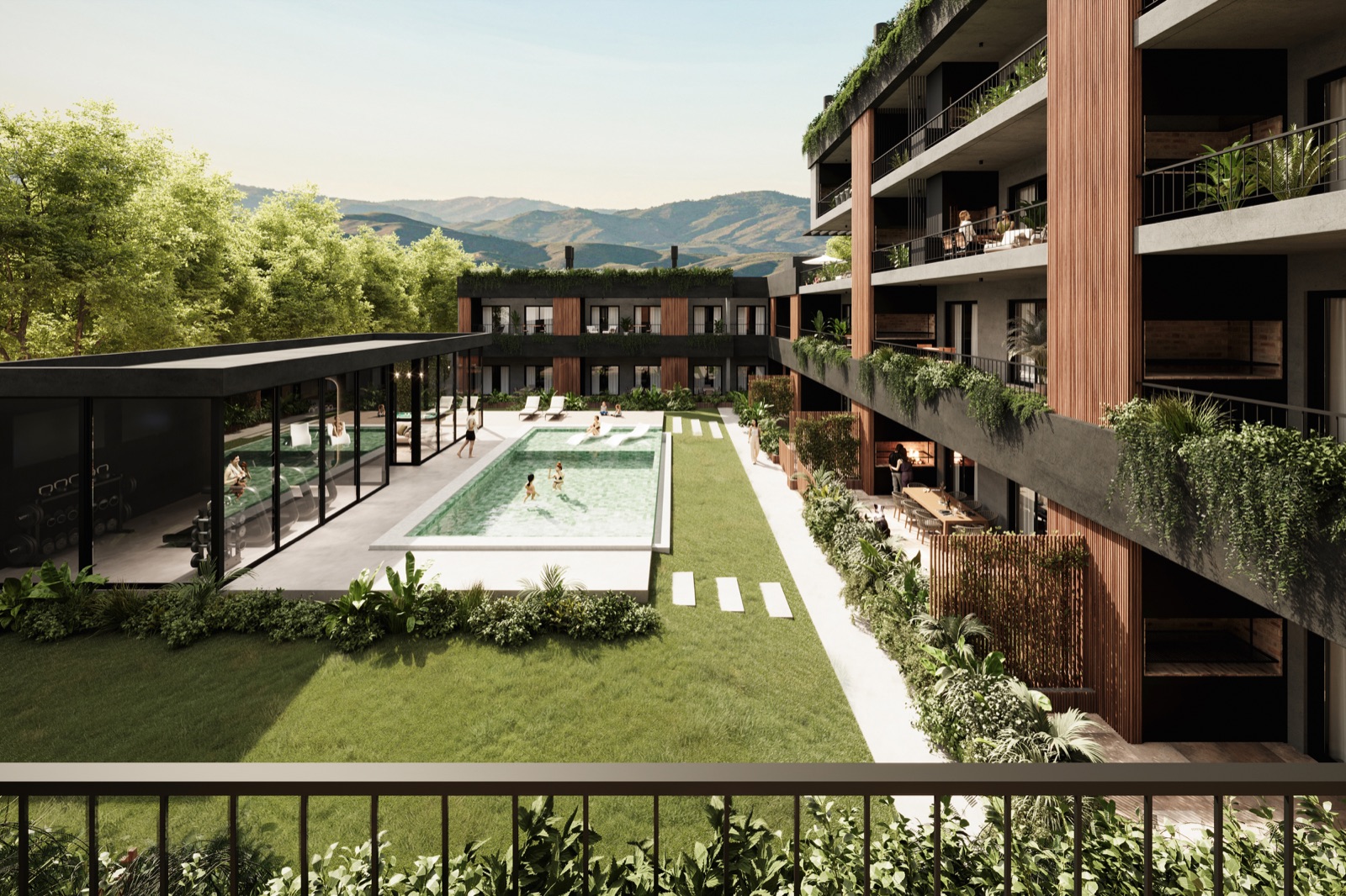SierraViva — piscina y jardín comunitario